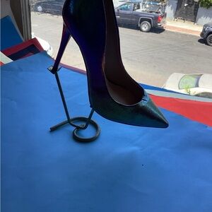 Vintage shoe display stand